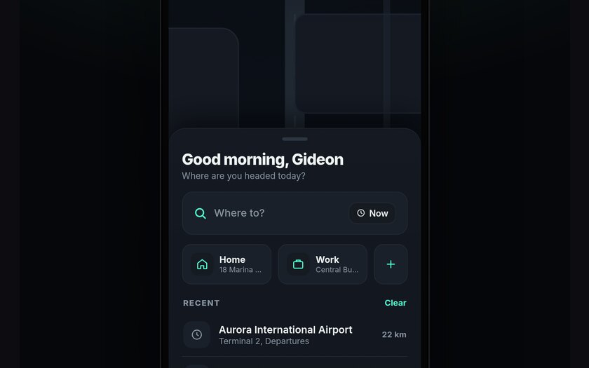 Glide — live prototype by Gideon Awolesi
