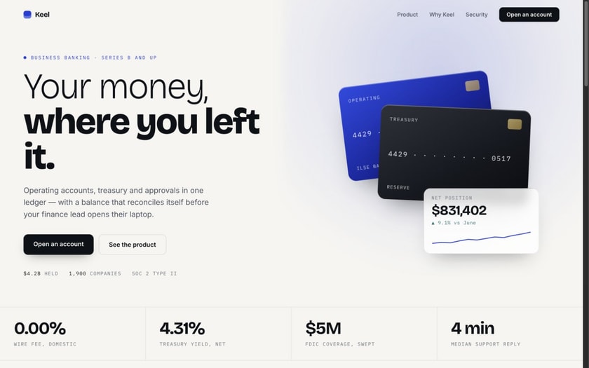 Keel — live prototype by Gideon Awolesi