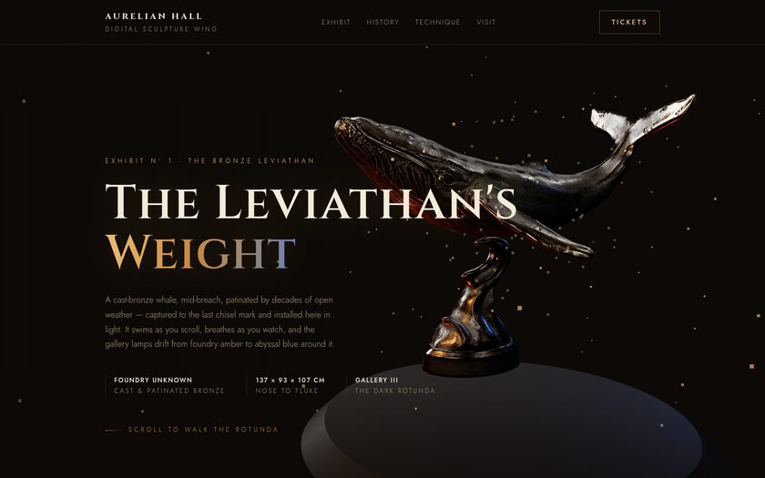 Aurelian Hall — live prototype by Gideon Awolesi