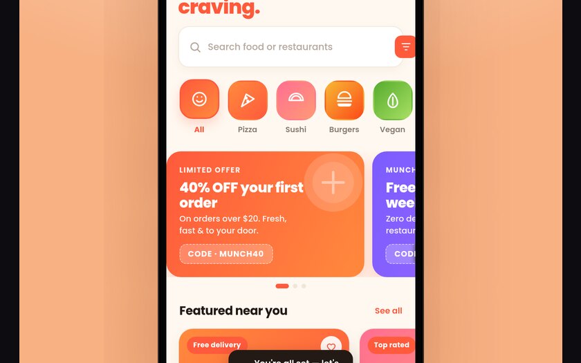 Munch — live prototype by Gideon Awolesi