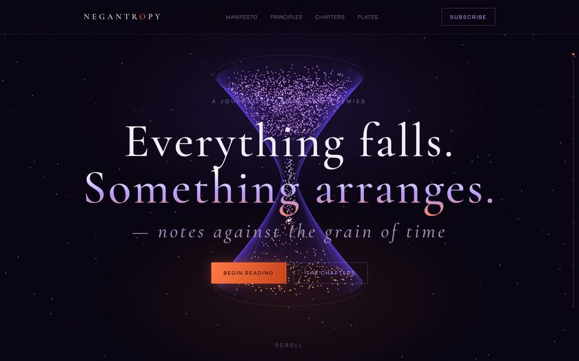 Negantropy — live prototype by Gideon Awolesi