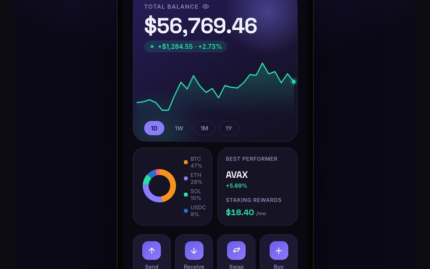 Nova Wallet — live prototype by Gideon Awolesi