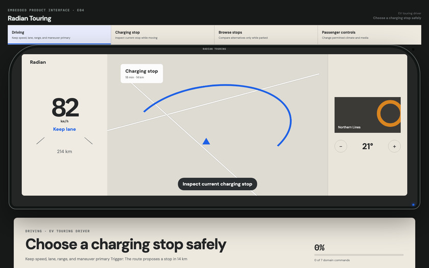 Radian Touring — live prototype by Gideon Awolesi