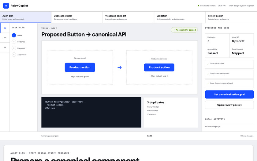 Relay Copilot — live prototype by Gideon Awolesi
