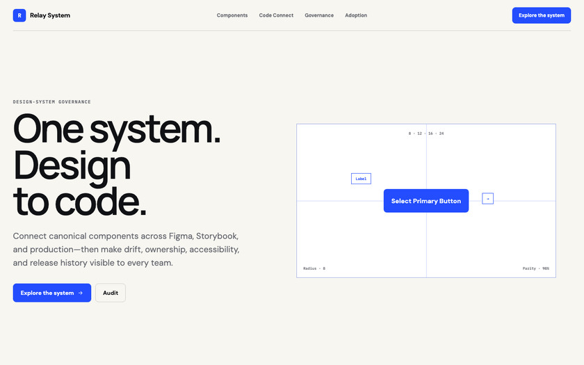 Relay System — live prototype by Gideon Awolesi