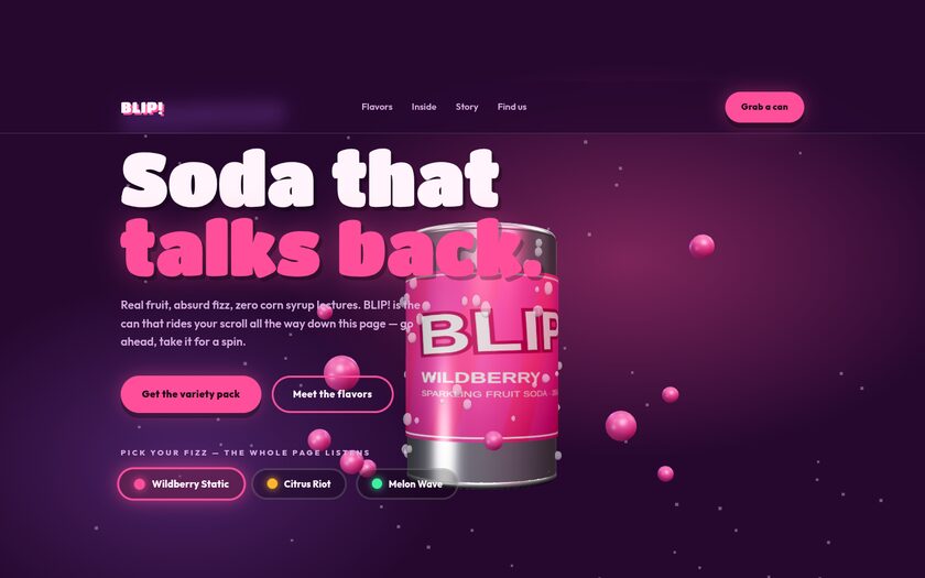 BLIP! — live prototype by Gideon Awolesi