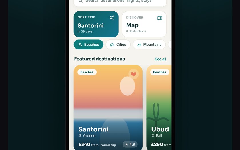 Voyage — live prototype by Gideon Awolesi